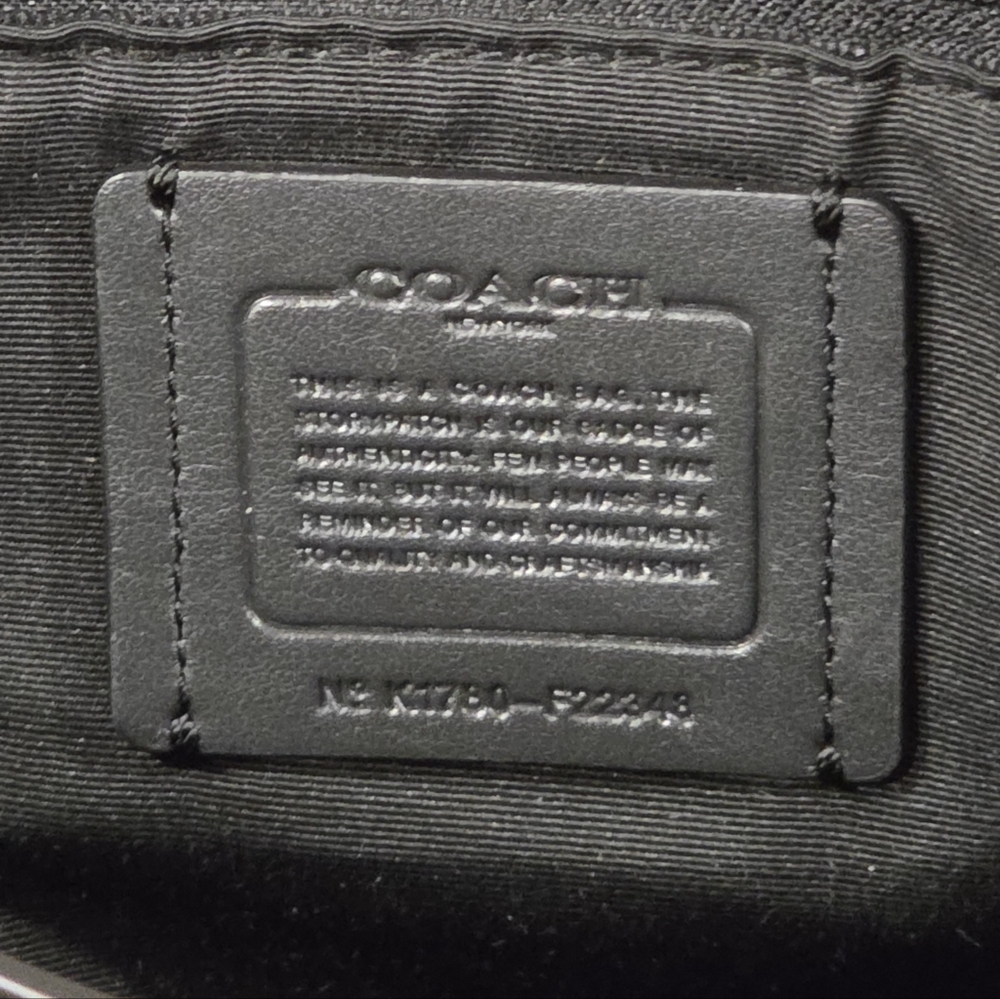 COACH FAYE CARRYALL Black Leather & Suede Satchel. NO CALLOUTS. EUC - Picture 3 of 16